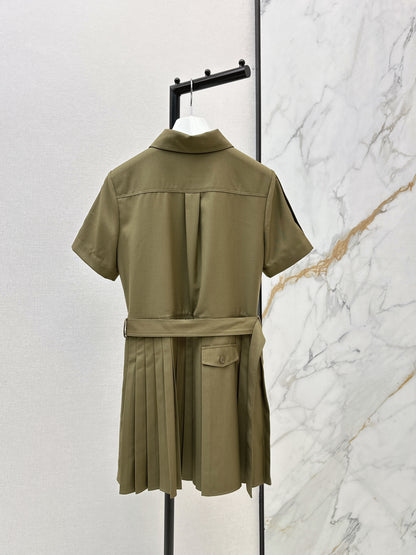 26ss Pleated Skirt Dress