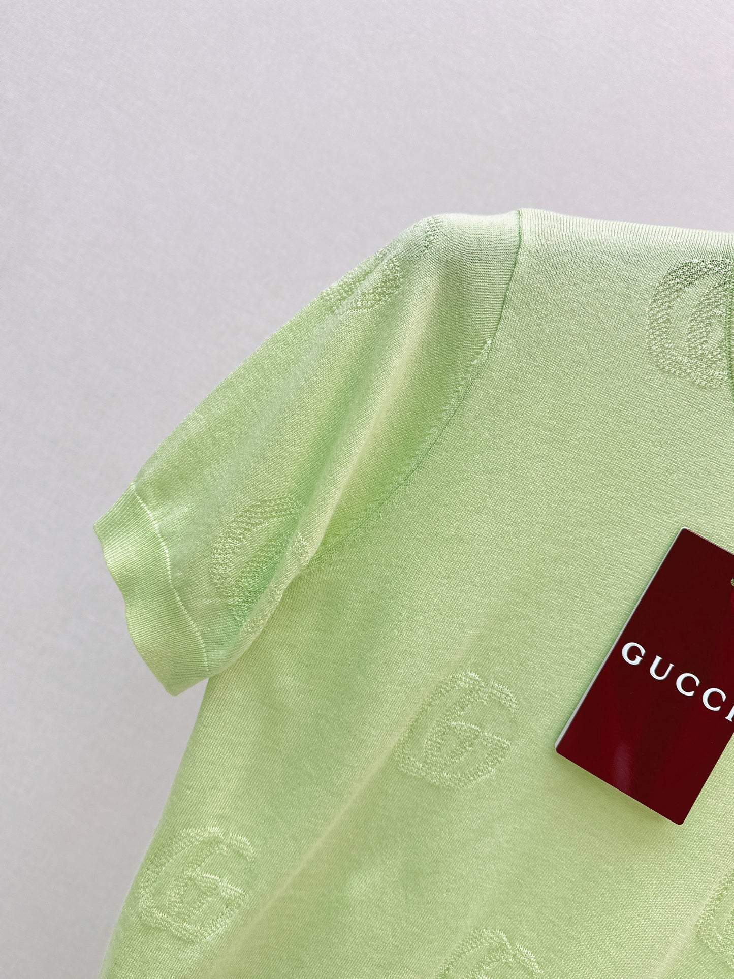 26ss Jacquard pattern crew neck sweater