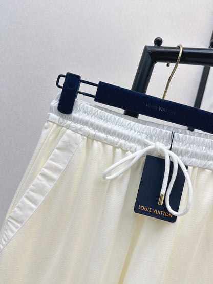26ss Patchwork straight-leg pants