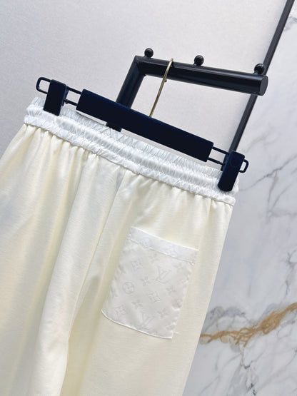 26ss Patchwork straight-leg pants