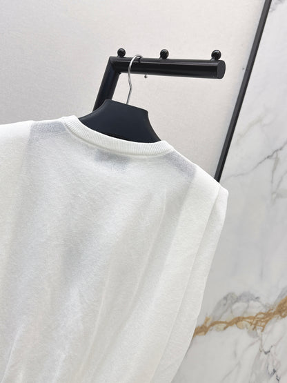 26ss Triangle logo embellished vest