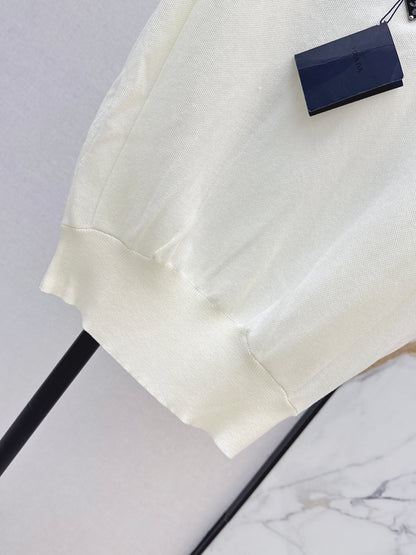 26ss Triangle logo embellished vest
