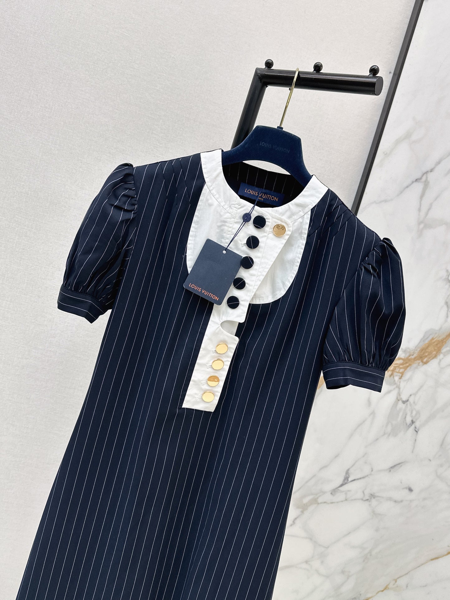 26ss Striped Maxi Dress