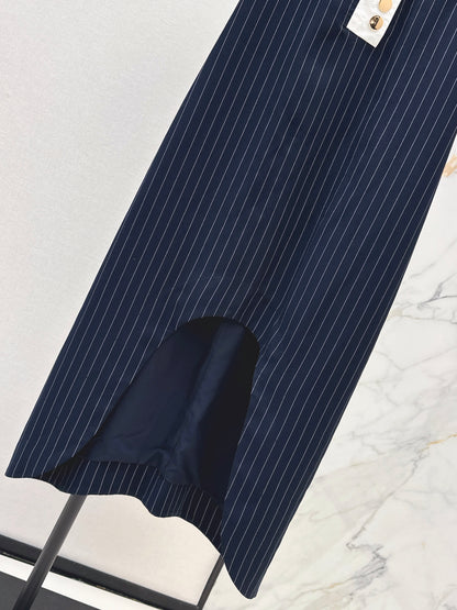 26ss Striped Maxi Dress