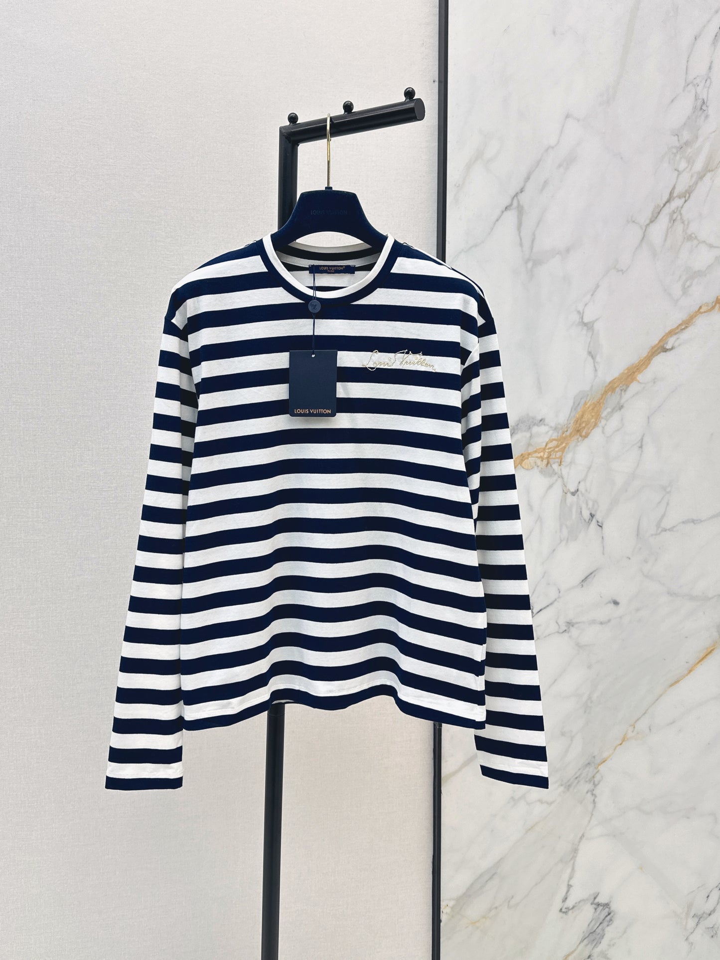 26ss Striped long-sleeved shirt