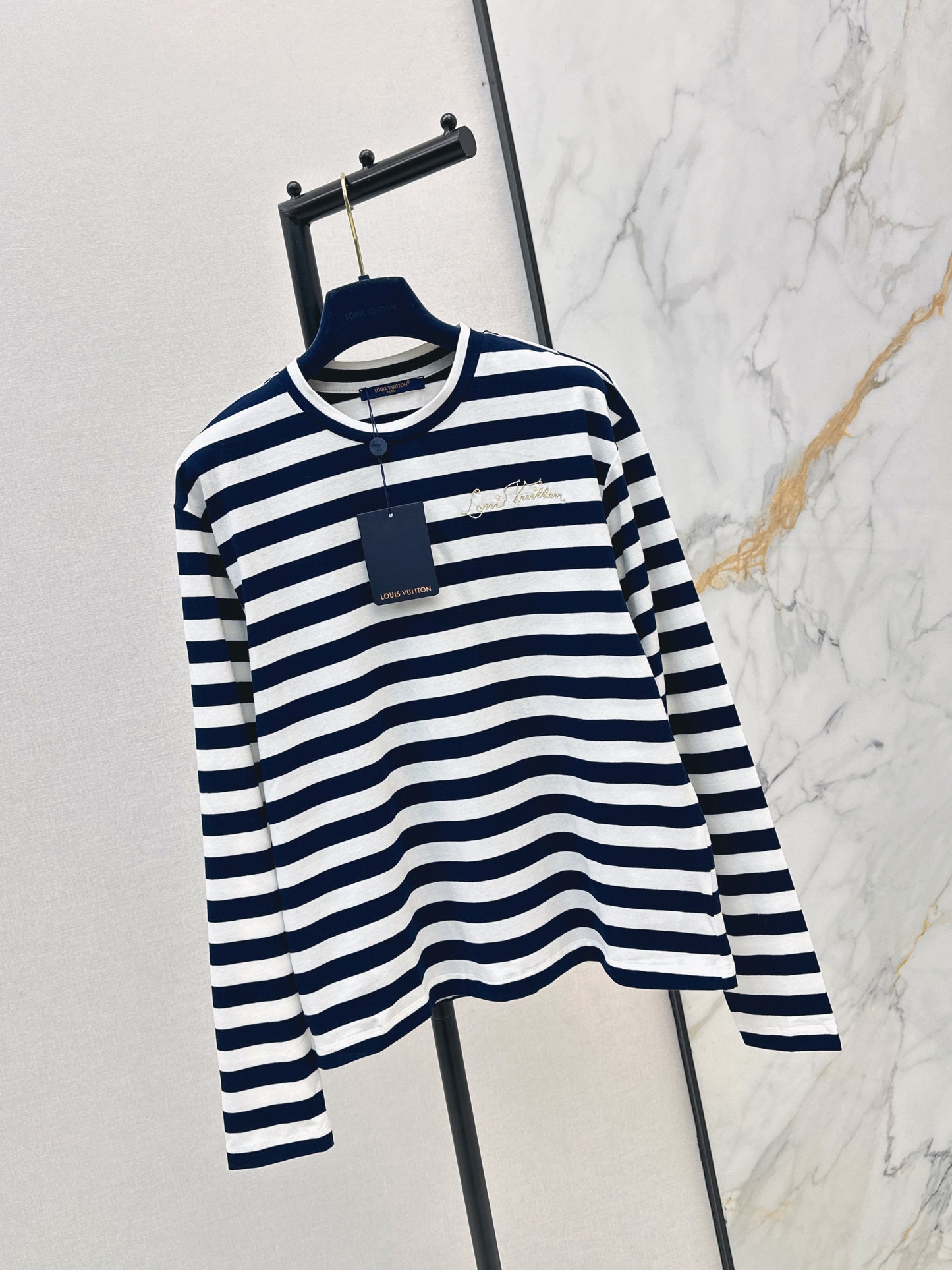 26ss Striped long-sleeved shirt