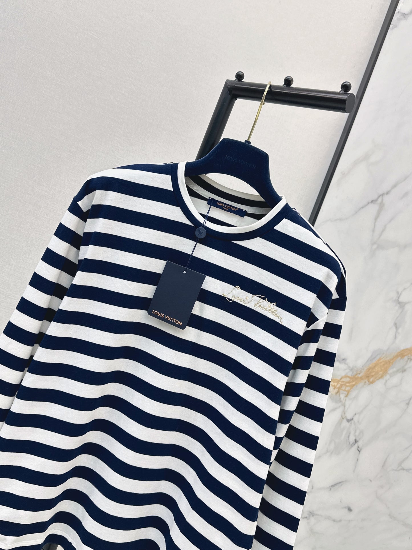 26ss Striped long-sleeved shirt
