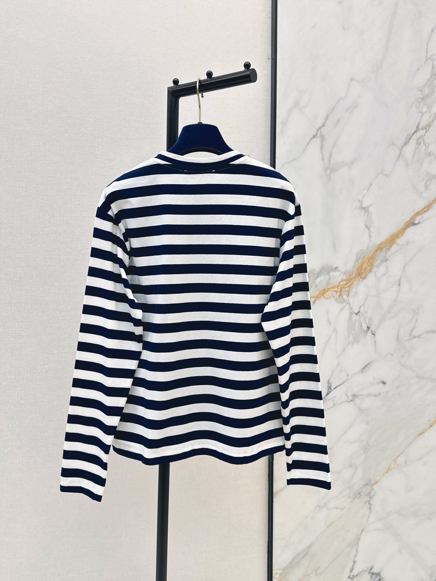 26ss Striped long-sleeved shirt