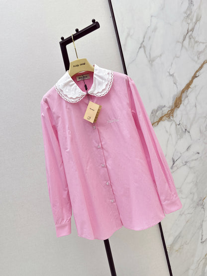 26ss Peter Pan Collar Shirt