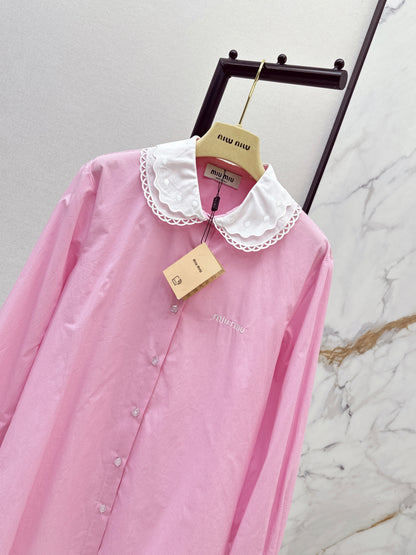 26ss Peter Pan Collar Shirt