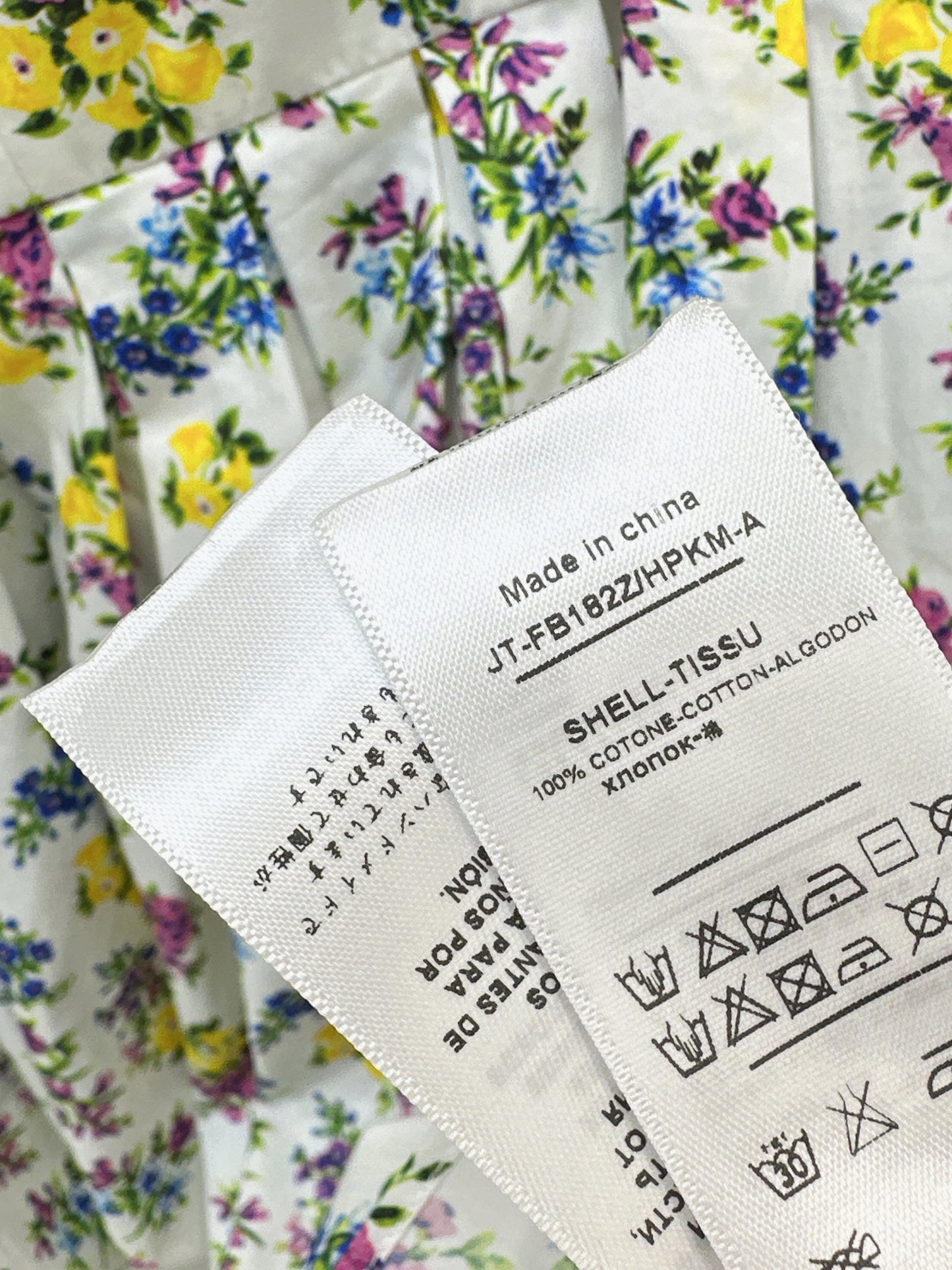 26ss Floral Print Strapless Sundress
