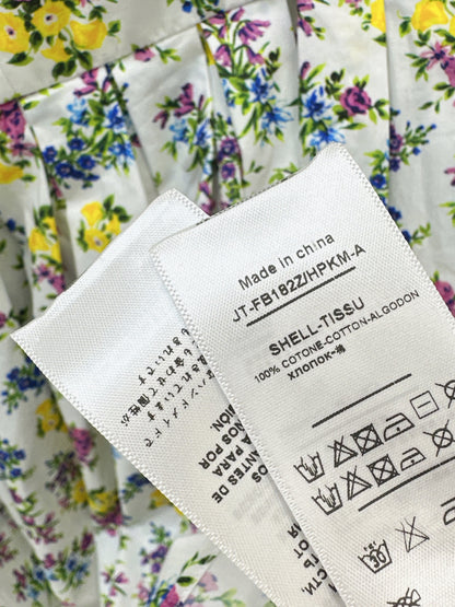 26ss Floral Print Strapless Sundress