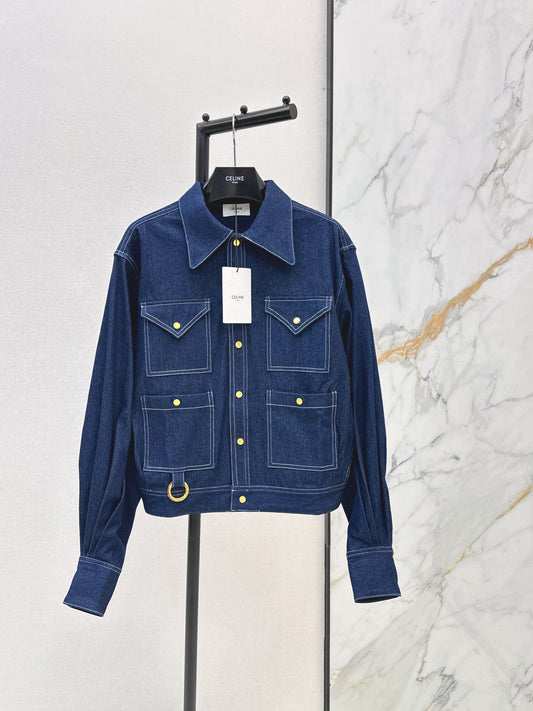 26ss Triangle Pocket Denim Jacket