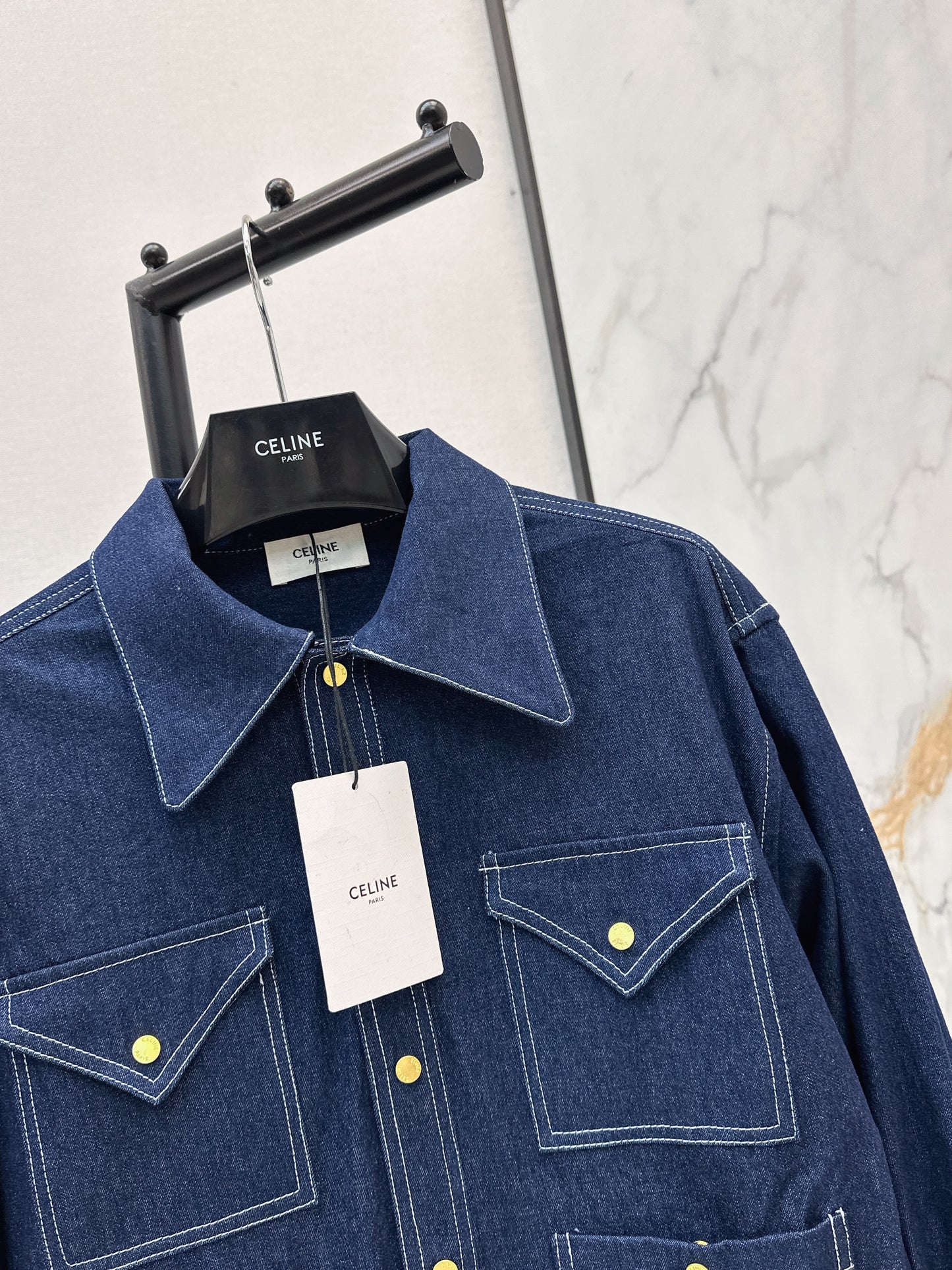 26ss Triangle Pocket Denim Jacket