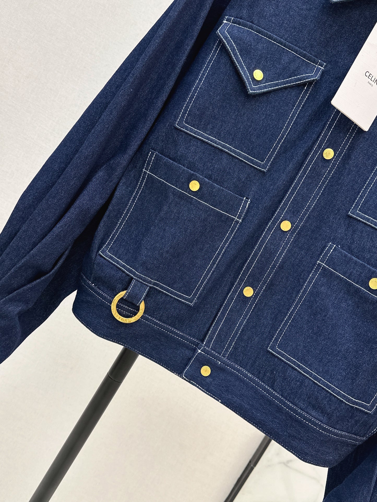 26ss Triangle Pocket Denim Jacket