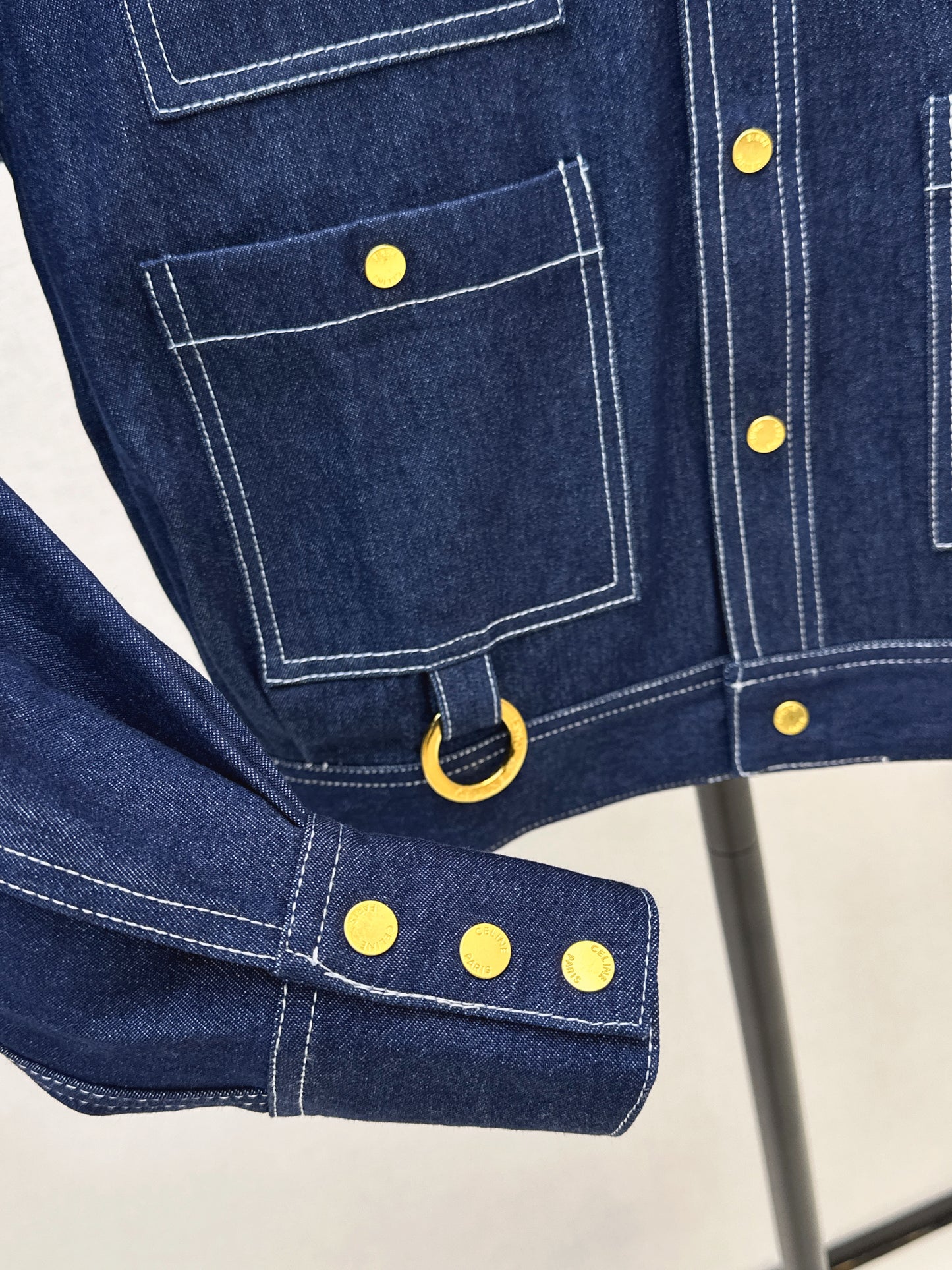 26ss Triangle Pocket Denim Jacket