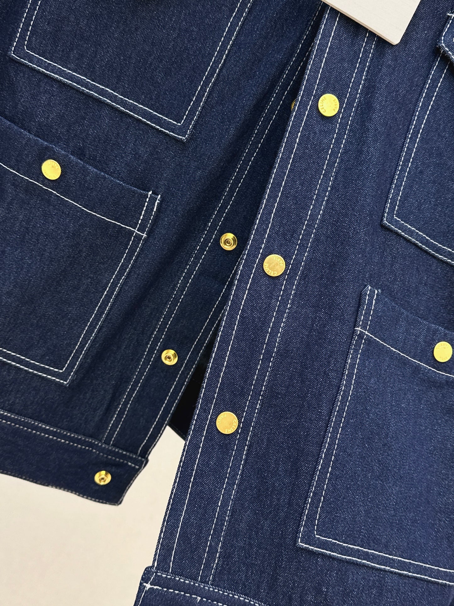 26ss Triangle Pocket Denim Jacket