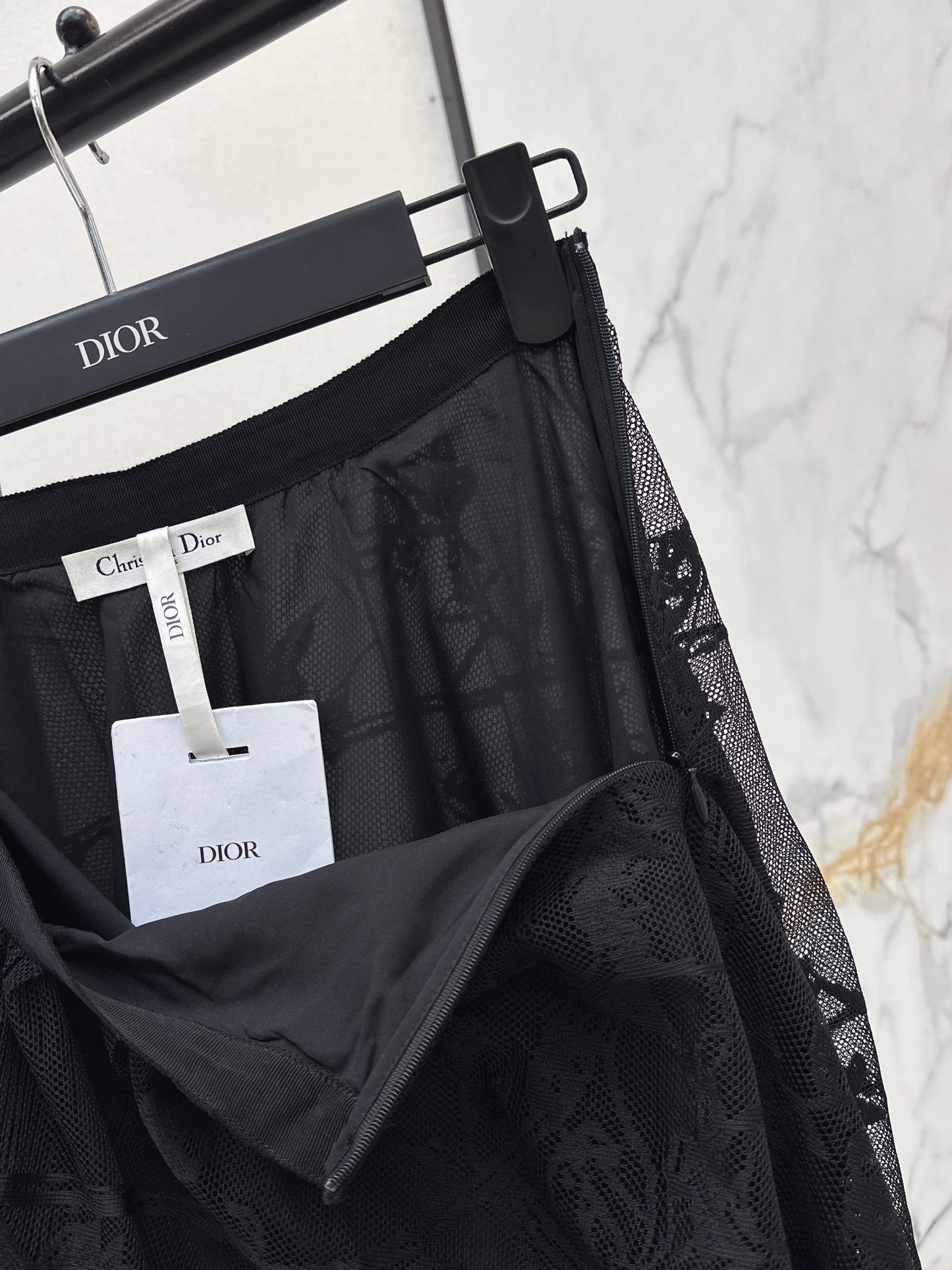 26ss Jacquard Lace Long Skirt