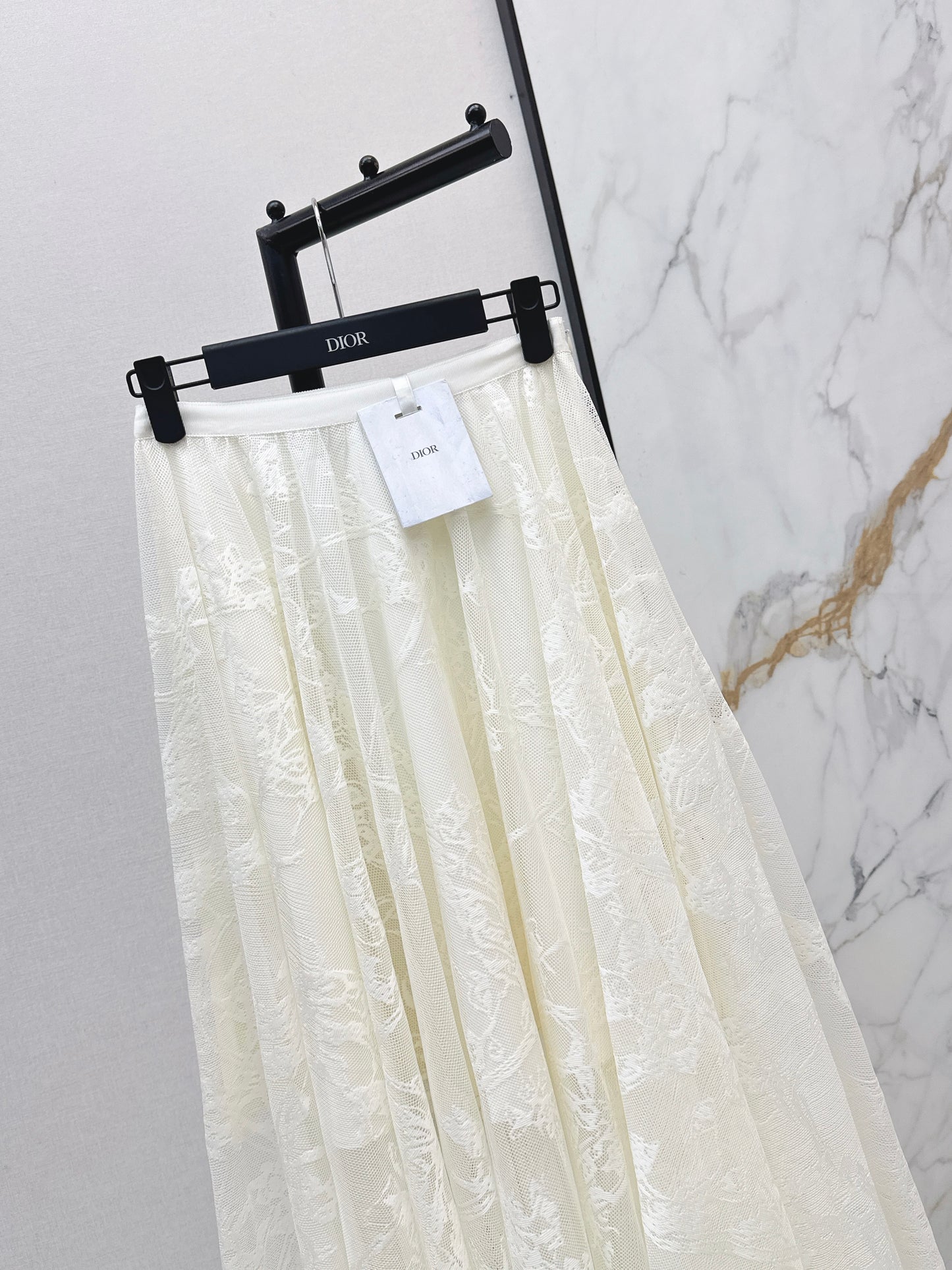 26ss Jacquard Lace Long Skirt