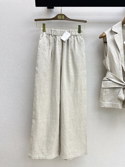 26ss Double-pocket lapel vest/trousers