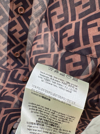 26ss Monogram Print Shirt/Elastic Waist Skirt