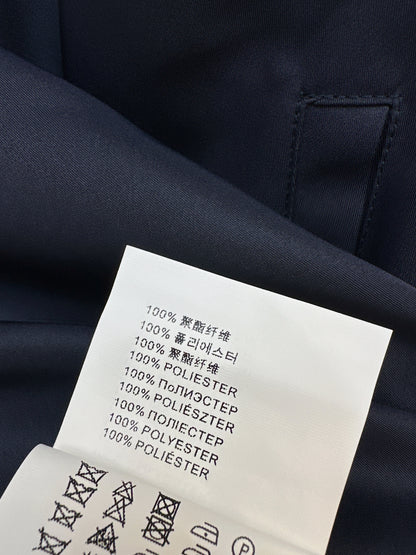 26ss Letter-embellished lapel dress
