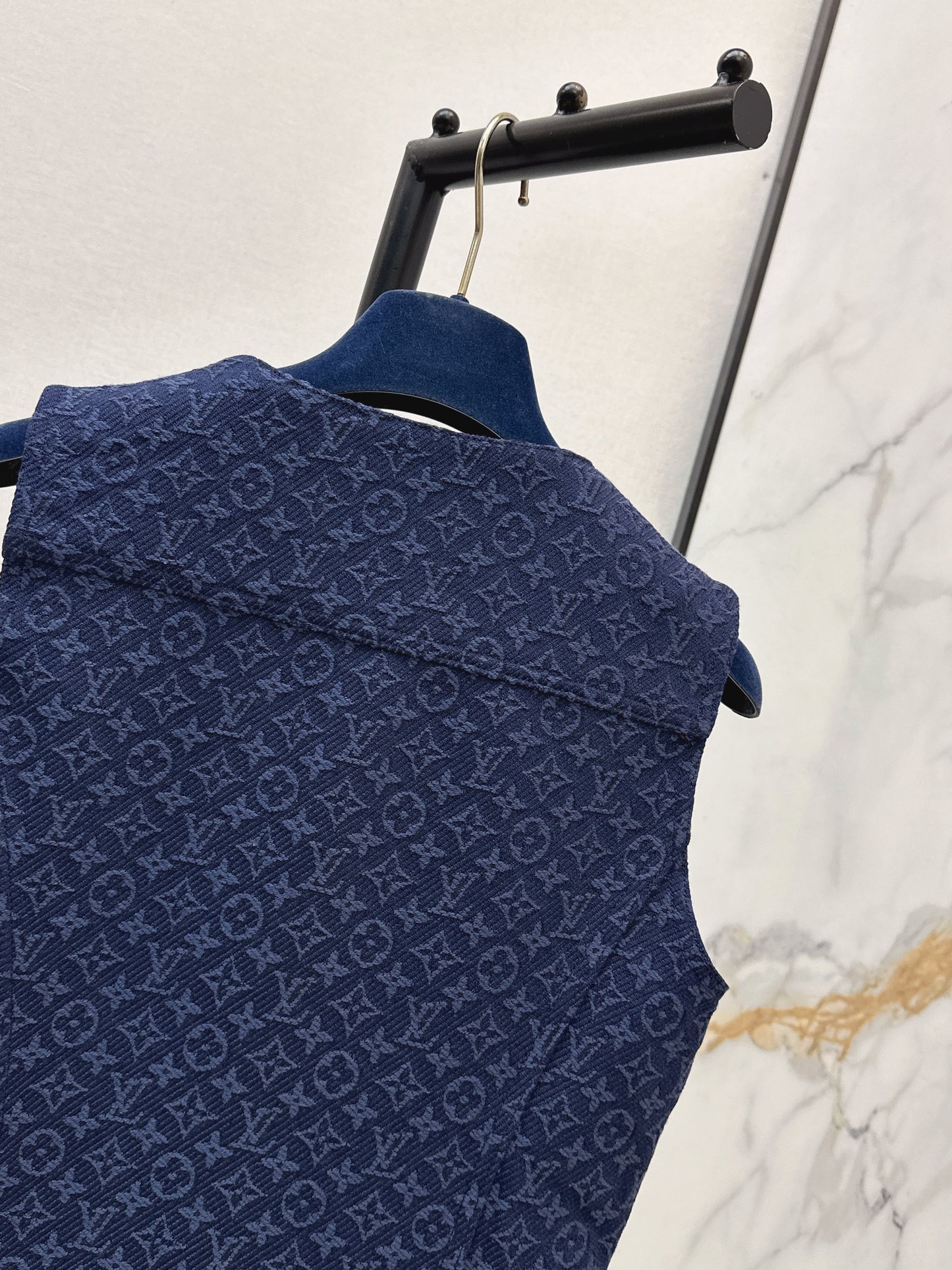 26ss Jacquard sleeveless dress