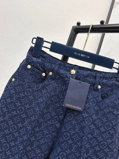26ss Jacquard Straight Leg Pants