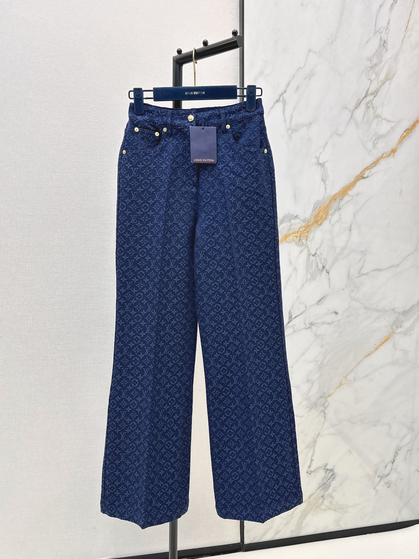 26ss Jacquard Straight Leg Pants
