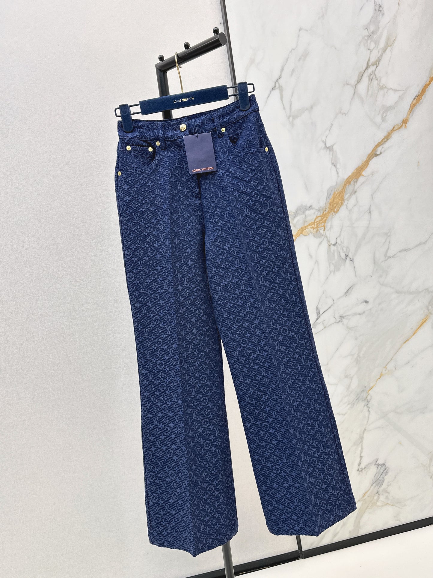 26ss Jacquard Straight Leg Pants