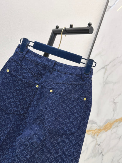 26ss Jacquard Straight Leg Pants