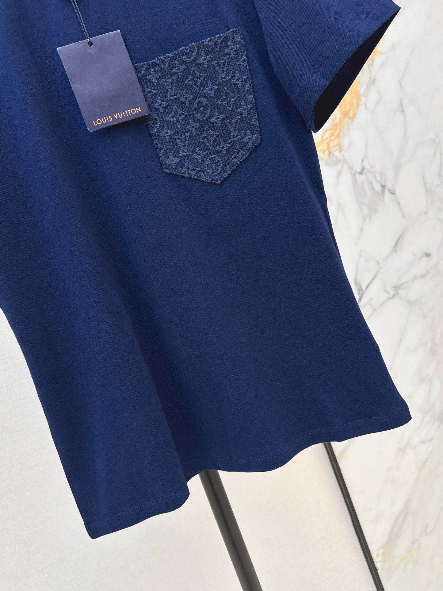 26ss Monogram pocket embellished T-shirt