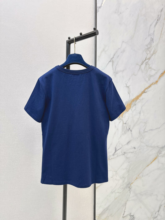 26ss Monogram pocket embellished T-shirt