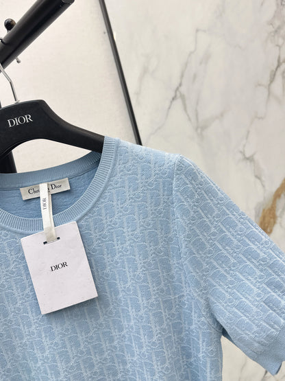 26ss Knitted Waist-Defining Dress