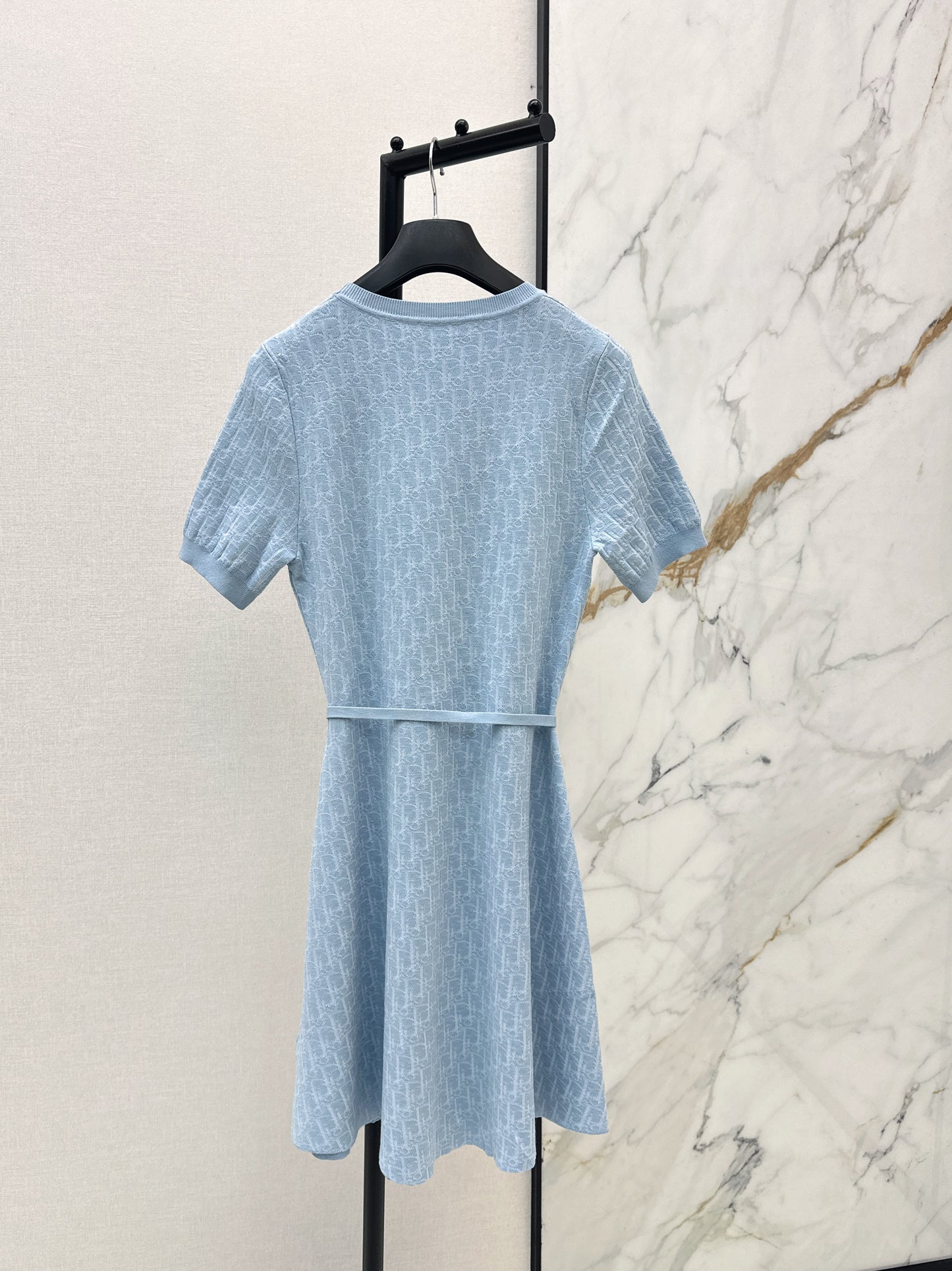 26ss Knitted Waist-Defining Dress