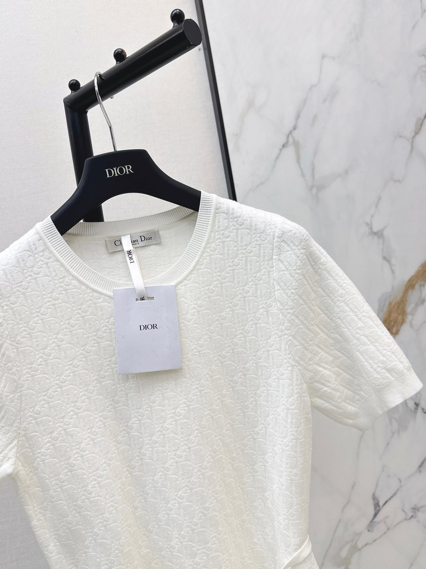 26ss Knitted Waist-Defining Dress
