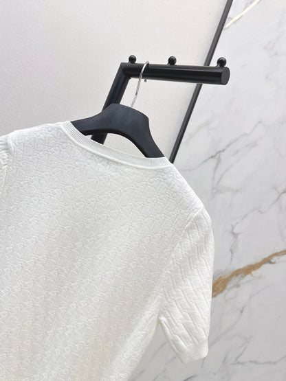 26ss Knitted Waist-Defining Dress