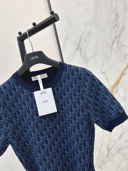26ss Knitted Waist-Defining Dress