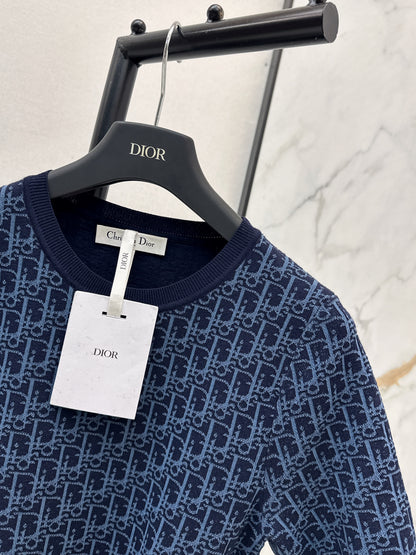 26ss Knitted Waist-Defining Dress