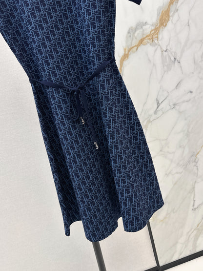 26ss Knitted Waist-Defining Dress