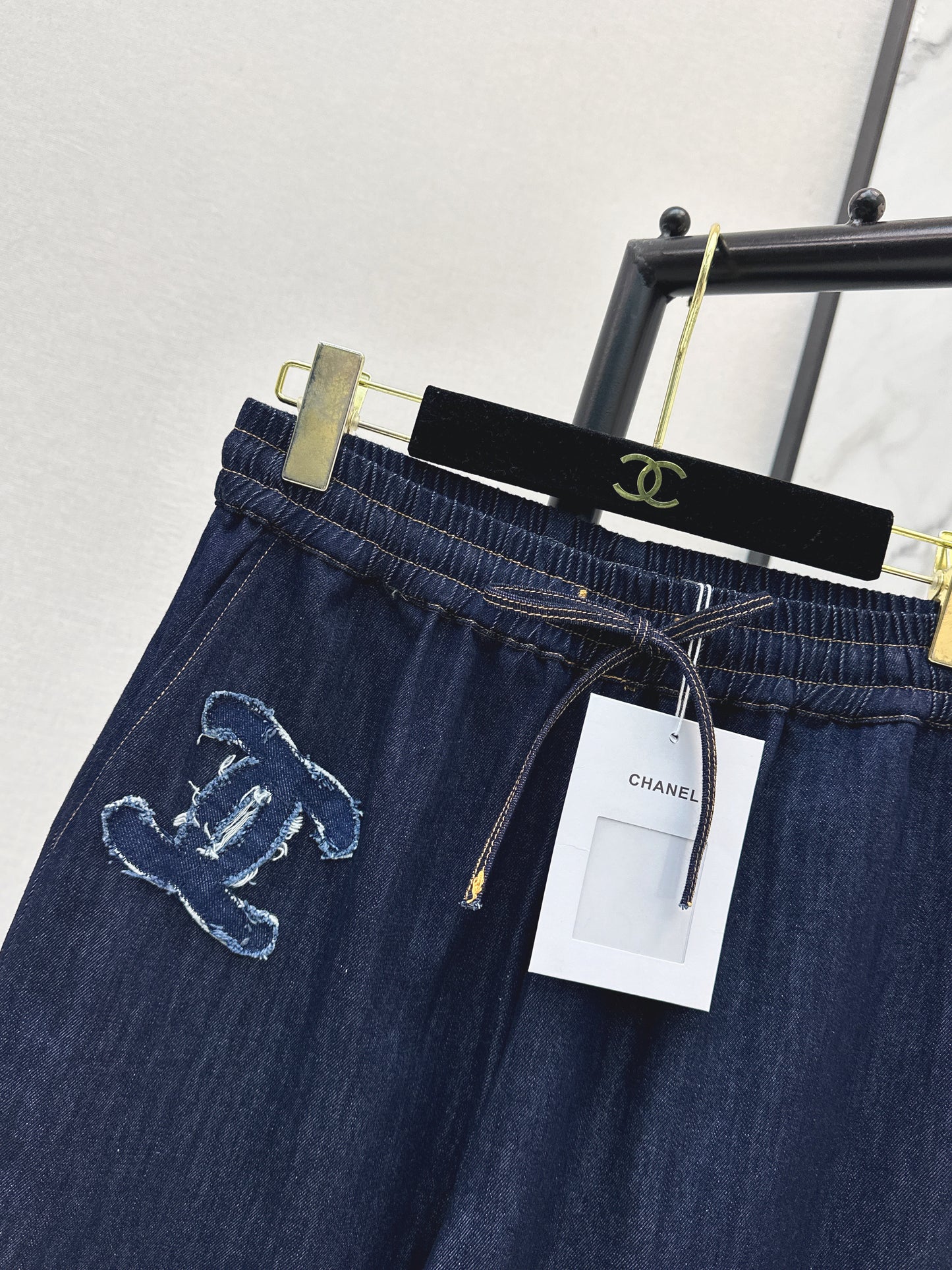 26ss Elastic Waist Wide-Leg Jeans
