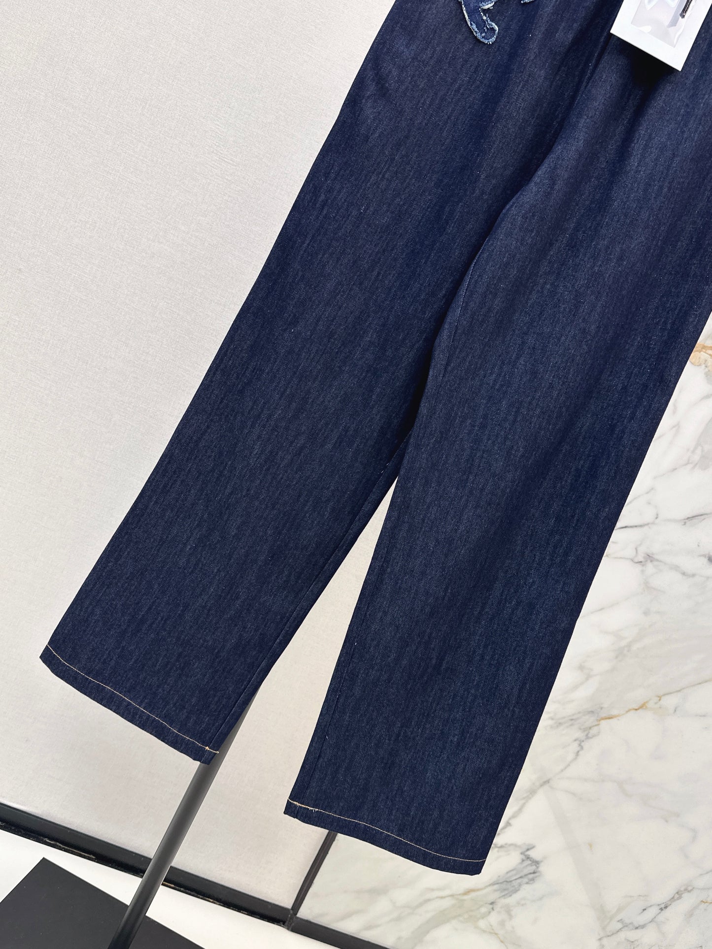 26ss Elastic Waist Wide-Leg Jeans