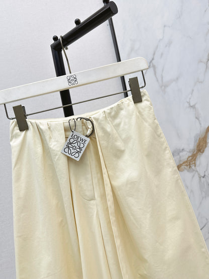26ss Pleated Waist-cinching Casual Pants