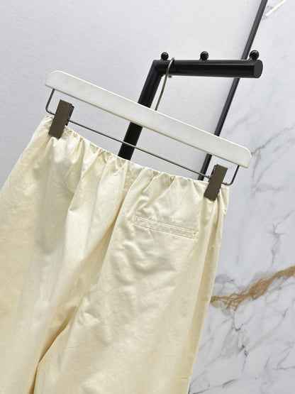 26ss Pleated Waist-cinching Casual Pants