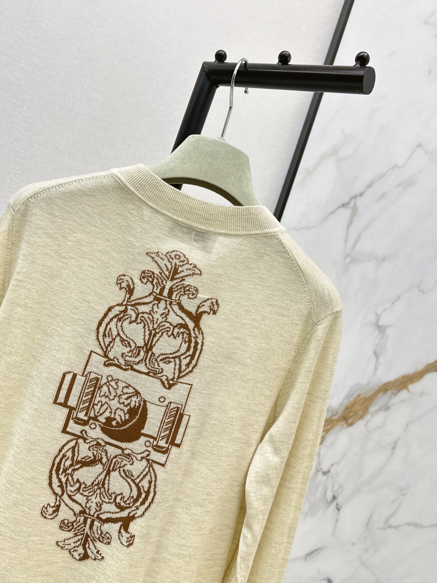 26ss Jacquard Pattern Cardigan