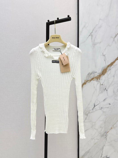 26ss Knitted Long-Sleeve Polo Shirt