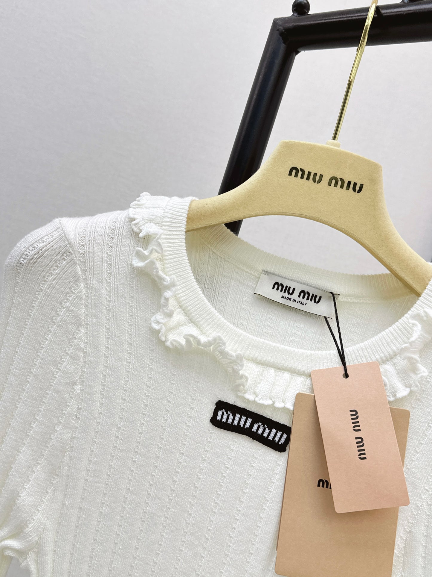 26ss Knitted Long-Sleeve Polo Shirt