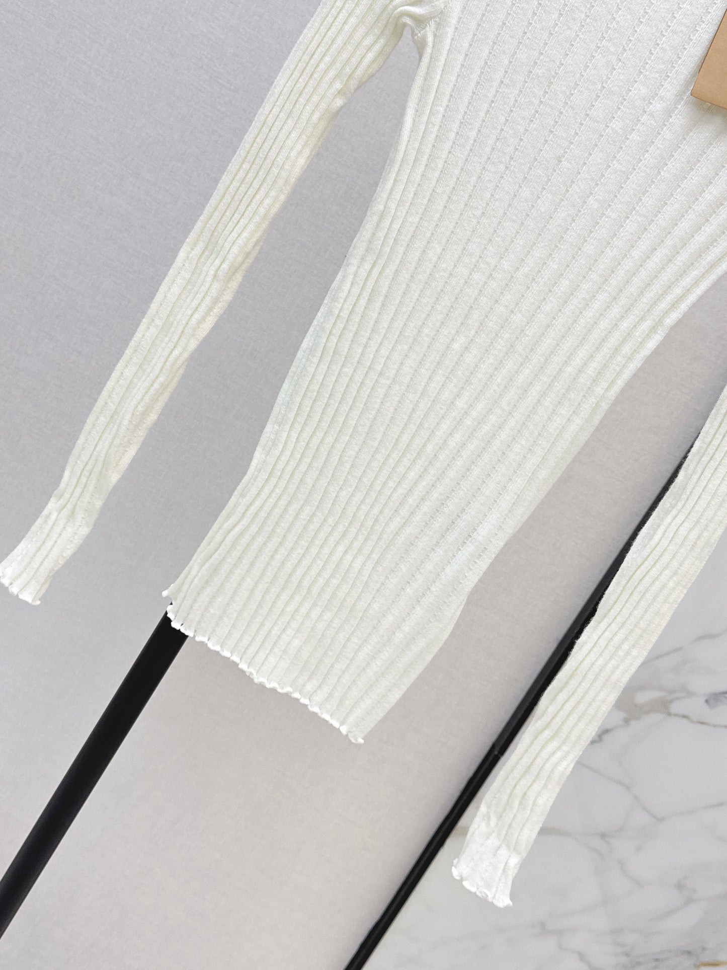 26ss Knitted Long-Sleeve Polo Shirt