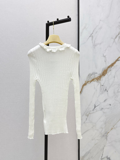 26ss Knitted Long-Sleeve Polo Shirt