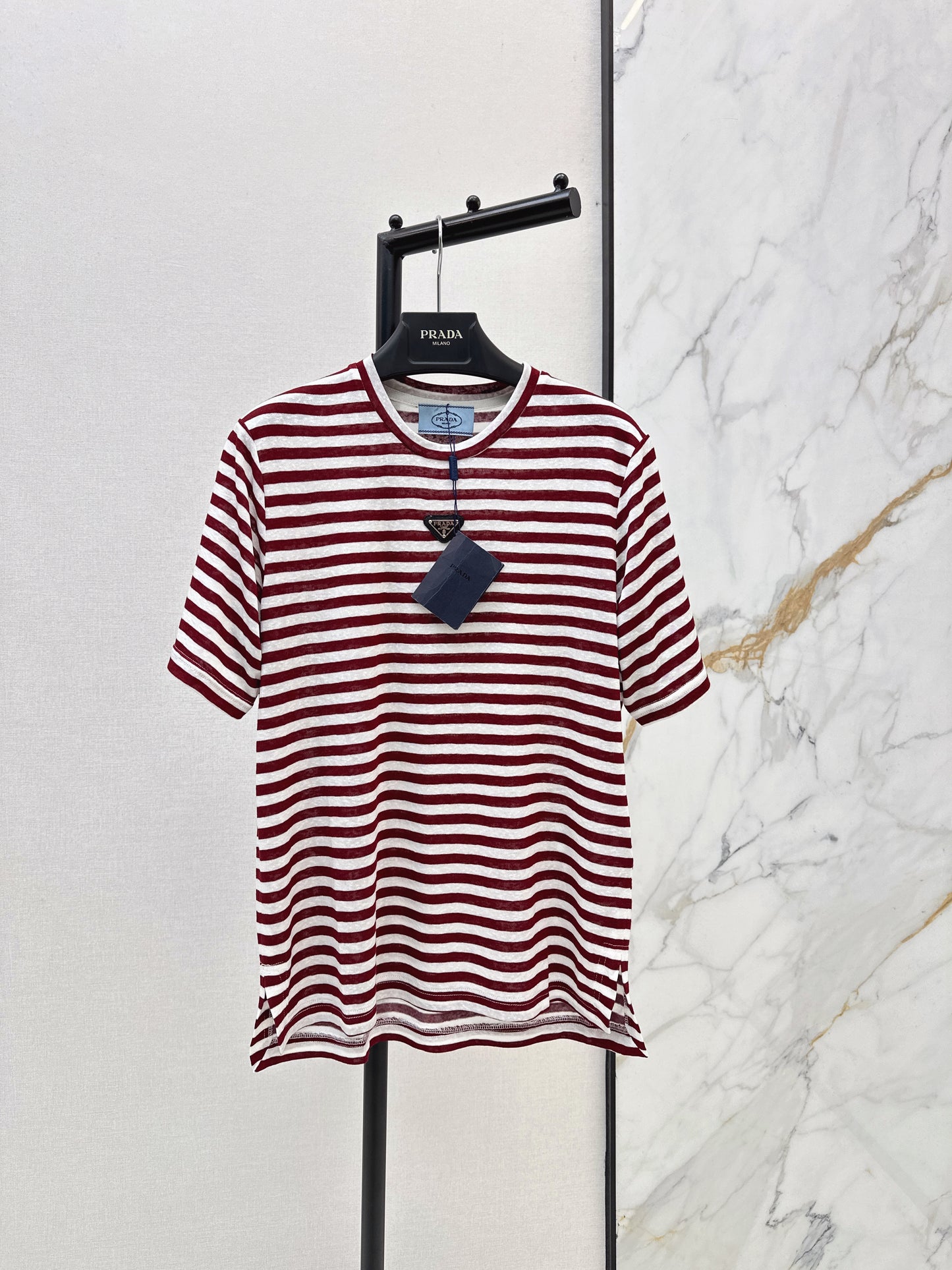 26ss Navy-style striped T-shirt
